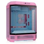 Thermaltake The Tower 600 Bubble Pink Mid Tower Chassis - Mid-tower - Bubble Pink - Tempered Glass  SPCC - 2 x 140mm Fan(s) Installed - Mini ITX  Micro ATX  ATX Motherboard Supported -