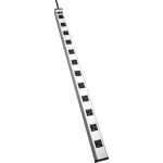 V7 PWS3312-1N 12-Outlet Horizontal Industrial Metal Power Strip 125V 15A 15' Cord 12x NEMA 5-15R