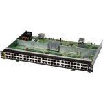 HPE 48-port 1GbE Class 6 PoE and 4-port SFP56 v2 Module - For Data Networking  Optical Network - 48 x RJ-45 1000Base-T LAN - Twisted Pair  Optical Fiber1000Base-T - 4 x Expansion Slots