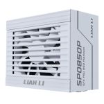 Lian Li SP 850W Full Modular Power Supply with 12V-2x6 Cable - ATX 3.1 & PCIE 5.1 Compliant Cybenetics Platinum Efficiency White