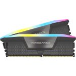 Corsair CMH32GX5M2B6000Z28 VENGEANCE RGB 32GB DDR5 Memory Kit 2x16GB 6000MT/s CL28-36-36-96 1.4V AMD EXPO & Intel XMP - Grey