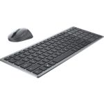 Dell KM7120W Keyboard & Mouse - Scissors Wireless Bluetooth/RF 2.40 GHz Keyboard - Titan Gray - Wireless Bluetooth/RF Mouse - Optical - 1600 dpi - Titan Gray - Volume Up  Volume Down  M