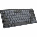 Logitech MX Mechanical Mini Wireless Illuminated Keyboard  Tactile Quiet Switches  Backlit  Bluetooth  USB-C - Wireless Connectivity - Bluetooth - 32.81 ft - ChromeOS - PC  Mac - Mechan
