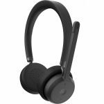 Lenovo Wireless VoIP Headset - Microsoft Teams Certification - Stereo - Wireless - Bluetooth - Over-the-head  On-ear - Binaural - Supra-aural