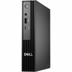 Dell Pro Micro QCM1250 Desktop Computer - Intel Core Ultra 5 235T - 16 GB - 256 GB SSD - Micro PC - Black - Intel Chip - Windows 11 Pro - Intel DDR5 SDRAM - English (US) Keyboard - IEEE