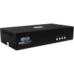 Tripp Lite by Eaton Secure KVM Switch  4-Port  Dual Head  HDMI to HDMI  4K  NIAP PP4.0  Audio  TAA - 4 Computer(s) - 1 Local User(s) - 3840 x 2160 - 50 Hz  60 Hz - 6 x USB - 10 x HDMI -
