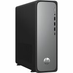 HP OmniDesk s03-0000i S03-0010 Desktop Computer - Intel 300 - 8 GB - 256 GB SSD - Tower - Meteor Silver  Jack Black - Intel H770 Chip - Windows 11 Home - Intel UHD Graphics DDR5 SDRAM -