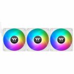 Thermaltake CT140 EX Reverse ARGB Sync PC Cooling Fan White (3-Fan Pack) - 3 Pack - 5.51in Maximum Fan Diameter - 3 x Fan(s) - 94.95 CFM Maximum Airflow - 1800 rpm - Hydraulic Bearing -