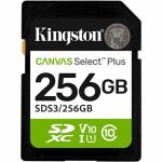 Kingston Canvas Select Plus 256 GB Class 10/UHS-I (U1) V10 SDXC - 1 - 150 MB/s Read