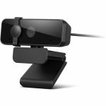 Lenovo Essential Webcam - 30 fps - Black - USB 2.0 Type A - 1 Pack(s) - Full HD - 1920 x 1080 Video - 85&deg; Angle - Tripod Mount - Microphone - Windows 10  Windows 11  macOS  ChromeOS