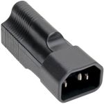Tripp Lite P002-000 5-15R to C14 Power Cord Adapter Converter 10A 125V Black