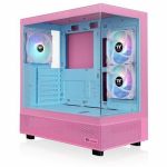 Thermaltake CA-1Y7-00MAWN-00 View 270 Plus TG ARGB Mid Tower Chassis Tempered Glass Bubble Pink