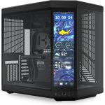 HYTE CS-HYTE-Y70TTI-BB Y70 touch infinite Modern Aesthetic Tempered Glass ATX Mid-Tower Computer Case - Pitch Black