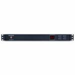 CyberPower PDU15M2F10R 100 - 125 VAC 15A Metered PDU - 12 Outlets  15 ft  NEMA 5-15P  Horizontal  1U  Lifetime Warranty