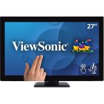 Viewsonic TD2760 27in 1080p Ergonomic 10-Point Multi Touch Monitor with RS232 HDMI DP - 16.7 Million Colors 230 Nit LED Backlight