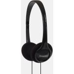 Koss KPH7 Colors On Ear Headphones - Mini-phone (3.5mm) - Wired - 32 Ohm - 80 Hz to 18 kHz - Over-the-head - Binaural - 4 ft Cable - Black