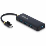 StarTech.com StarTech.com 4-Port USB-C Hub  5Gbps  USB-C to 4x USB-A  Bus Powered  Small Travel Mini Hub  USB 3.0 Expansion Hub  Portable - Connect up to four USB 3.0 devices to a lapto
