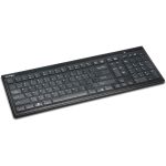 Kensington SlimType Wireless Keyboard - Wireless Connectivity - RF - 33 ft - 2.40 GHz - USB Interface - Volume Control  Sleep  Mute  Email  Browser Hot Key(s) - Desktop Computer - Mac O