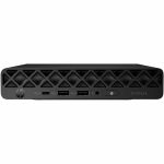 HP ProDesk 4 G1i Desktop Computer - Intel Core Ultra 7 265T - vPro Technology - 16 GB - 512 GB SSD - Mini PC - Jack Black - Intel Q870 Chip - Windows 11 Pro - Intel DDR5 SDRAM - English