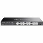TP-Link Omada SL2428P - Omada 24-Port 10/100 Mbps + 4-Port Gigabit Smart Switch with 24-Port PoE+ - Omada 24-Port 10/100 Mbps + 4-Port Gigabit Smart Switch with 24-Port PoE+ PORT: 24x 1