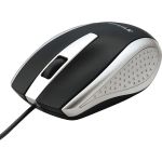 Verbatim Corded Notebook Optical Mouse - Silver - Optical - Cable - Silver - USB Type A - Scroll Wheel - 3 Button(s) - 1 Each