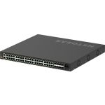 Netgear M4250-40G8F-PoE+ AV Line Managed Switch - 40 Ports - Manageable - 3 Layer Supported - Modular - 8 SFP Slots - 59.50 W Power Consumption - 480 W PoE Budget - Optical Fiber  Twist