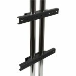 Peerless-AV&reg; Modular Series Dual-Pole Wall Mount Interface For 46in to 90in Displays - 46in to 90in Screen Support - 211.64 lb Load Capacity - 200 x 200  300 x 300  400 x 400 - VESA