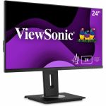 ViewSonic VG2455-2K 24 Inch IPS 1440p Monitor with USB C 3.1  HDMI  DisplayPort and 40 Degree Tilt Ergonomics for Home and Office - 24in USB C Monitor - IPS Panel - QHD 2560 x 1440p - E