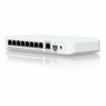 Ubiquiti USW-Flex-2.5G-8-PoE Flexible 2.5G 8-port PoE++ switch with a 10 GbE RJ45/SFP+ combination uplink port that can be powere