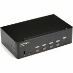 StarTech.com 4 Port HDMI KVM Switch - 4K 30Hz - Dual Display - This 4 port 4K HDMI KVM with dual monitor support lets you control four HDMI computers with a single mouse  keyboard and d