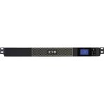 Eaton 5P 1000VA 770W 120V Line-Interactive UPS  5-15P  5x 5-15R Outlets  True Sine Wave  Cybersecure Network Card Option  1U - 1U Rack-mountable - 5 Minute Stand-by - 110 V AC Input - 1