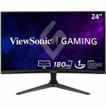 ViewSonic OMNI VX2418C 24 Inch 1080p 1ms 165Hz Curved Gaming Monitor with AMD FreeSync Premium  Eye Care  HDMI and DisplayPort - 24in OMNI Gaming Monitor - Full HD 1920 x 1080p Resoluti