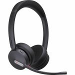 Yealink WH64 Headset - Microsoft Teams Certification - Stereo - Wireless - Bluetooth/DECT - 492.1 ft - 20 Hz to 20 kHz - Over-the-head  On-ear - Binaural - Supra-aural - Noise Cancellin
