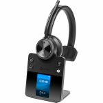 Poly Savi 7410 Office Monaural Microsoft Teams Certified DECT 1920-1930 MHz Headset - Microsoft Teams Certification - Mono - Wireless - Bluetooth/DECT - 590 ft - Over-the-head  On-ear -