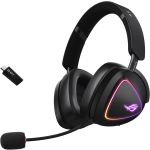 ASUS A701 ROG Delta II Wireless Gaming Headset Black BT ROG SpeedNova 2.4GHz 3.5mm 50mm Titanium-Plated Drivers 10mm Super-Wid