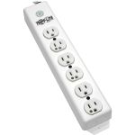 Eaton Tripp Lite Series Safe-IT UL 1363 Medical-Grade Power Strip  6x Hospital-Grade Outlets  Antimicrobial  15 ft. (4.57 m) Cord - NEMA 5-15P - 6 NEMA 5-15R Hospital Grade - 15ft