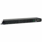 Eaton 1.4kW Single-Phase Switched PDU  LX Interface  120V Outlets (8 5-15R)  NEMA 5-15P  12 ft. (3.66 m) Cord  1U Rack  TAA - Switched - NEMA 5-15P - 8 x NEMA 5-15R - 120 V AC - 1U - Ho