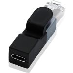 USB-C Female to RJ45 Male Adapter Black1GBps