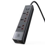 Mcdodo CH-0630 6 in 1 30W GaN Surge Protection Power Strip 2C1A(Universal Socket) Black