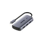 Unitek D1113CGY01 6-in-1 USB-C 5Gbps Hub  (3*USB3.0 + HDMI 4K 30Hz + Gigabit Ethernet + PD 100W) Space Grey