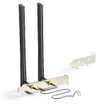 EDUP EP-9601S Adapter for Intel WiFi Modules 6dBi Dual Band Antennas