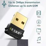 EDUP EP-B3519 Bluetooth 5.0 Dongle20 Meters RangeBlack