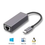 USB-C to RJ45 2.5Gb Adapter 6.5inch Grey
