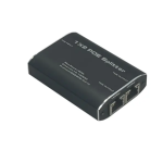 POE Splitter 90W Max Gigabit 1G 1000Mbps 3af/at  Black No External Power Required