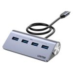 Unitek H1337BGY01 Q4 4-in-1 USB -C Hub with 4 Port USB-A Space Grey