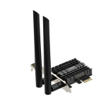EDUP EP-9655GS AX1800 WiFi (574M+1200M)+ Bluetooth5.2
PCI-E Network Adapter Black