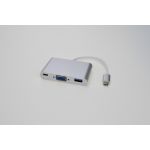 USB-C to USB-C(PD Charger) + USB + VGA Adapter 8inUSB-C to USB-C(PD Charger) + USB + VGA Adapter 8in Silver