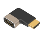 HDMI 8K Male to Female 90 Degree Right Angle AdapterSupport 8K@60HzBlack/Grey