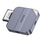Unitek S1244BGY01 Magnetic CF Express Type B Card Reader Space Grey