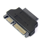 SATA 22Pin(7+15) Male to Slimline SATA 13Pin(7+6) Female Adapter Black